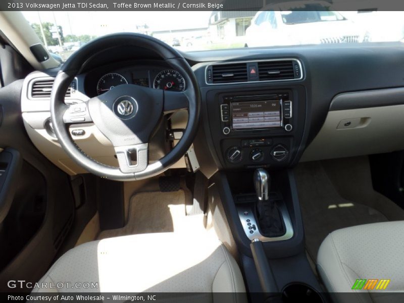 Toffee Brown Metallic / Cornsilk Beige 2013 Volkswagen Jetta TDI Sedan