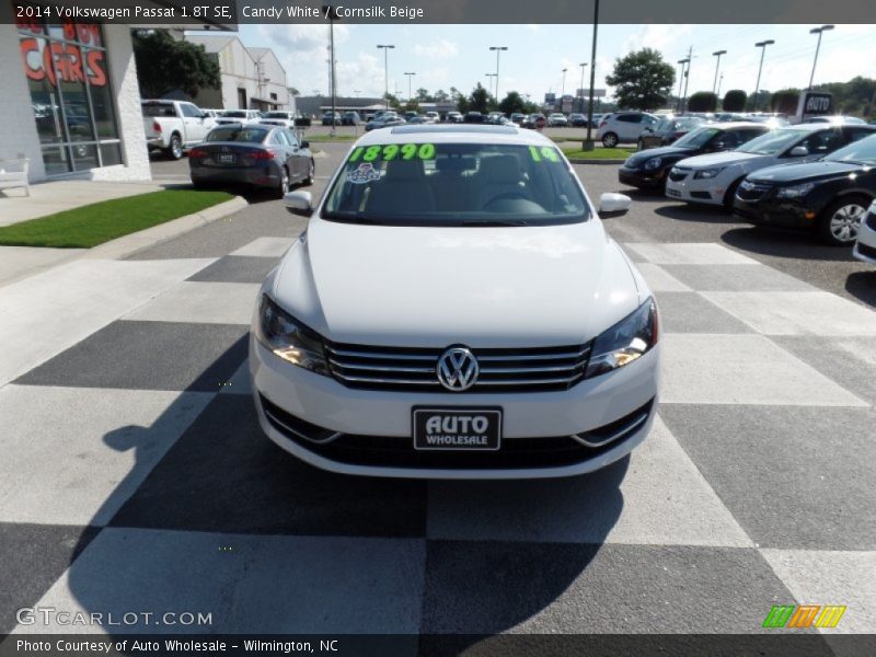Candy White / Cornsilk Beige 2014 Volkswagen Passat 1.8T SE