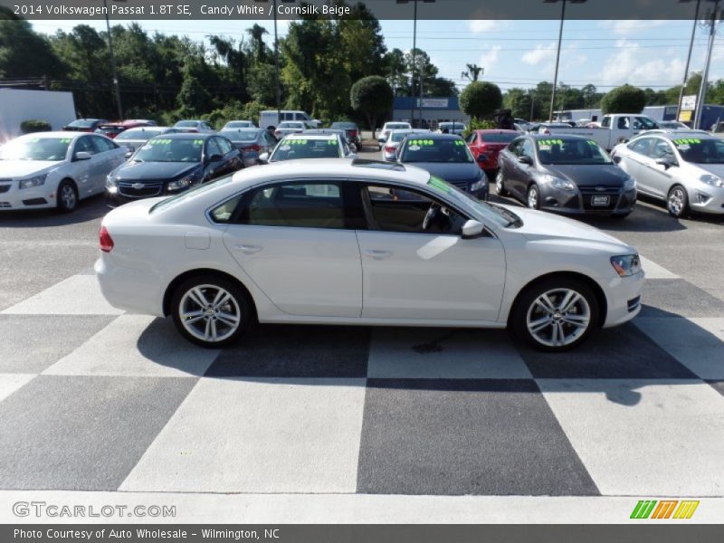 Candy White / Cornsilk Beige 2014 Volkswagen Passat 1.8T SE