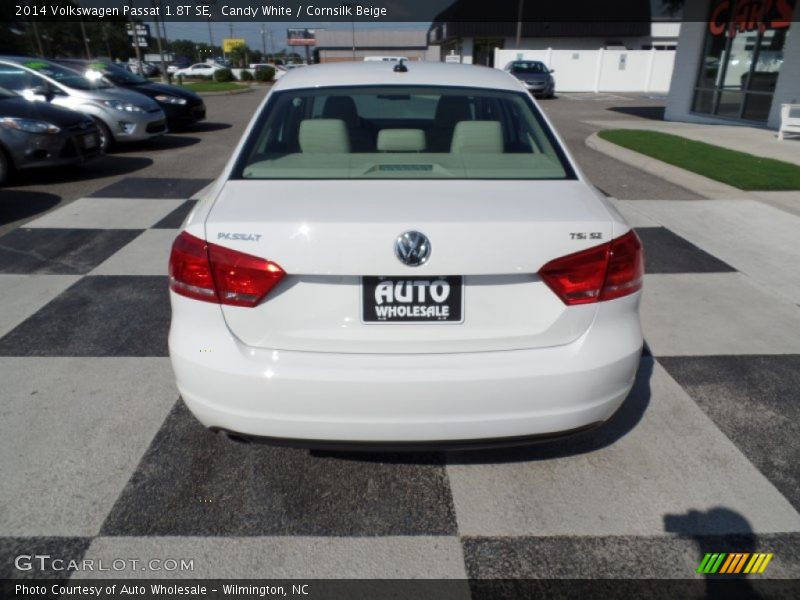 Candy White / Cornsilk Beige 2014 Volkswagen Passat 1.8T SE