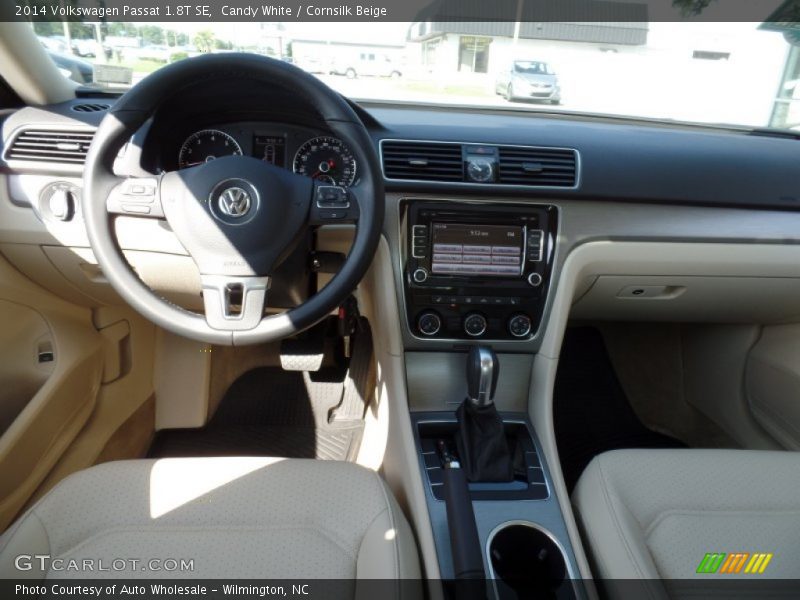 Candy White / Cornsilk Beige 2014 Volkswagen Passat 1.8T SE