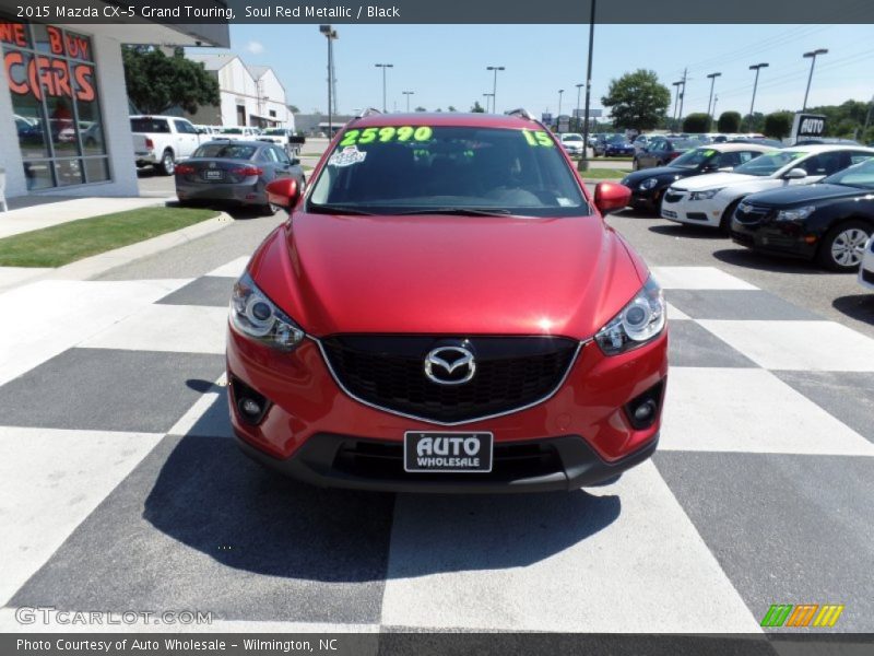 Soul Red Metallic / Black 2015 Mazda CX-5 Grand Touring