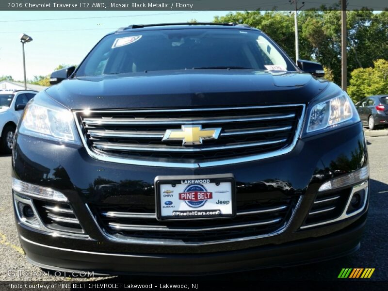 Mosaic Black Metallic / Ebony 2016 Chevrolet Traverse LTZ AWD