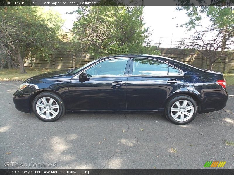 Black Sapphire Pearl / Cashmere 2008 Lexus ES 350