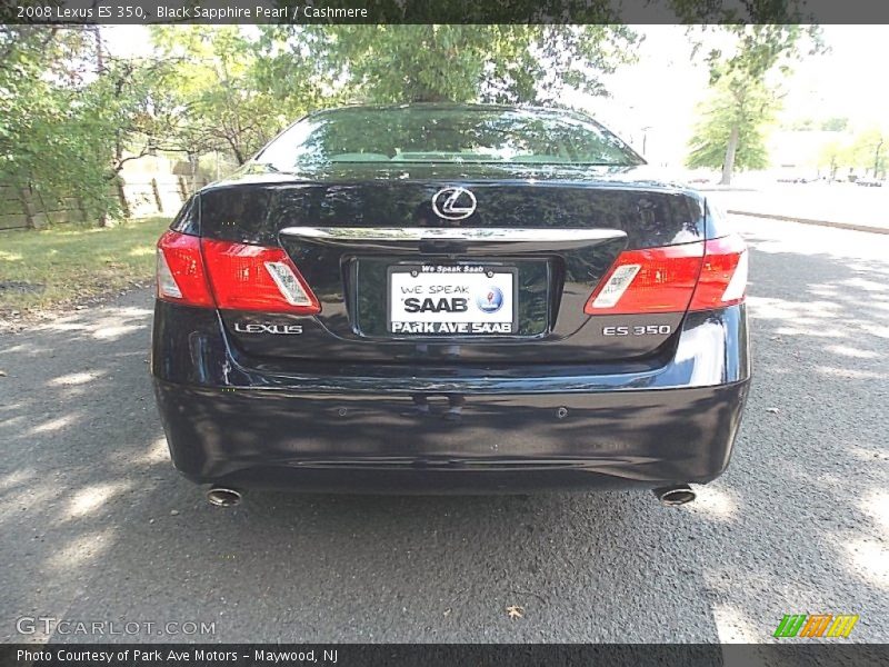 Black Sapphire Pearl / Cashmere 2008 Lexus ES 350