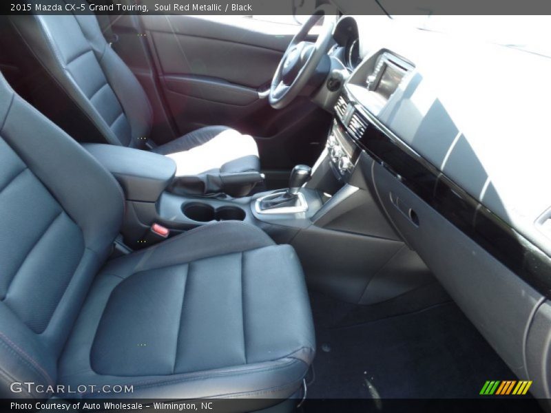 Soul Red Metallic / Black 2015 Mazda CX-5 Grand Touring