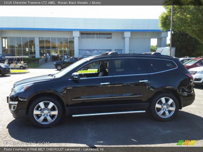 Mosaic Black Metallic / Ebony 2016 Chevrolet Traverse LTZ AWD