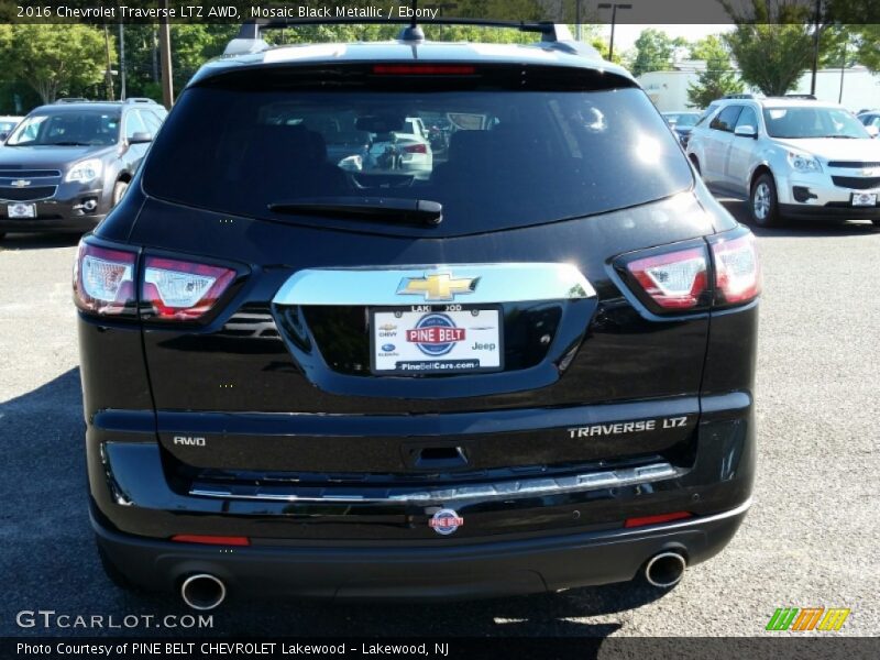 Mosaic Black Metallic / Ebony 2016 Chevrolet Traverse LTZ AWD
