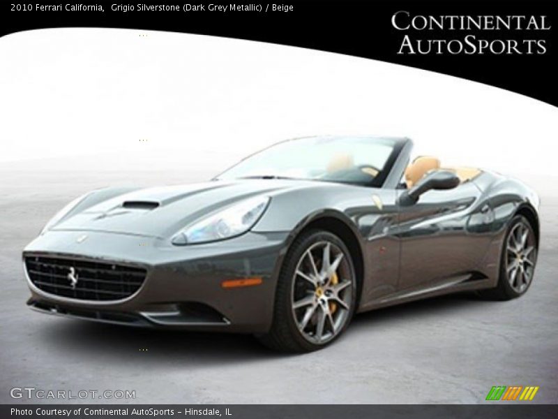 Grigio Silverstone (Dark Grey Metallic) / Beige 2010 Ferrari California
