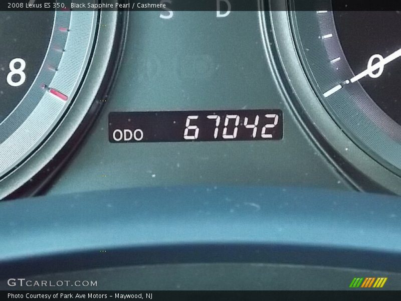 Black Sapphire Pearl / Cashmere 2008 Lexus ES 350