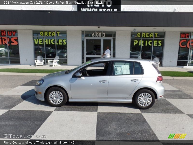 Reflex Silver Metallic / Titan Black 2014 Volkswagen Golf 2.5L 4 Door