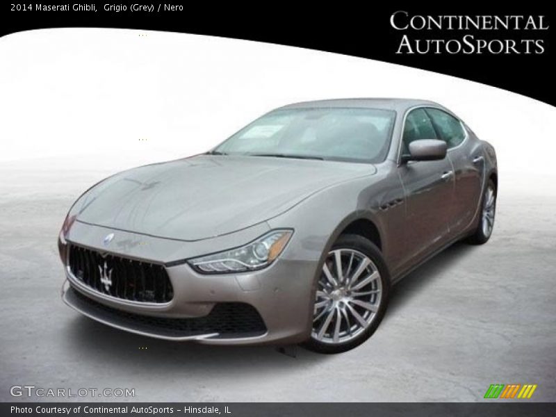 Grigio (Grey) / Nero 2014 Maserati Ghibli