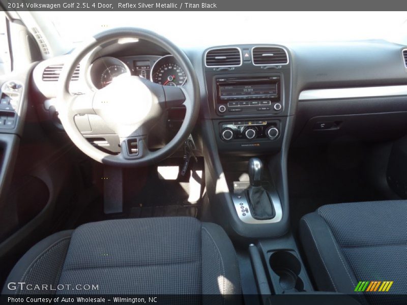 Reflex Silver Metallic / Titan Black 2014 Volkswagen Golf 2.5L 4 Door