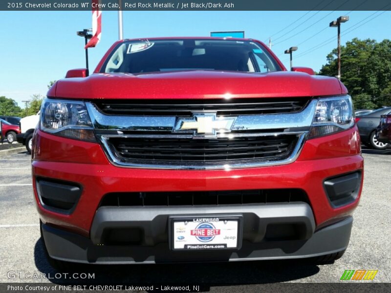 Red Rock Metallic / Jet Black/Dark Ash 2015 Chevrolet Colorado WT Crew Cab