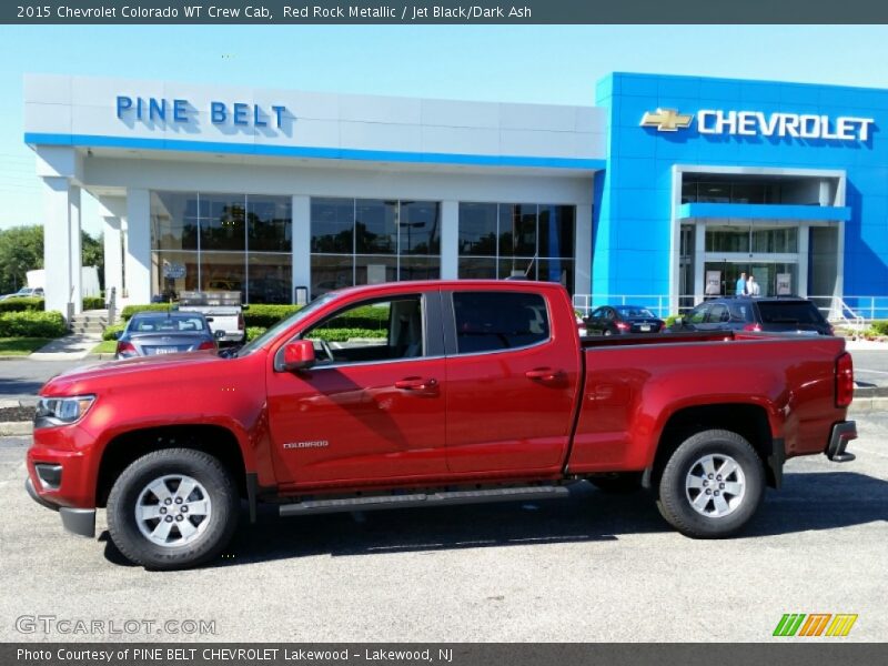 Red Rock Metallic / Jet Black/Dark Ash 2015 Chevrolet Colorado WT Crew Cab