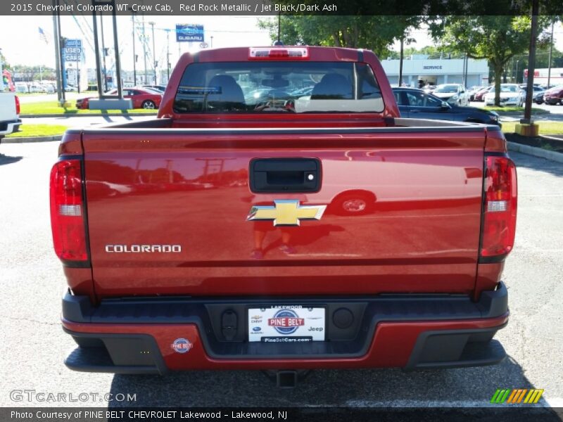 Red Rock Metallic / Jet Black/Dark Ash 2015 Chevrolet Colorado WT Crew Cab