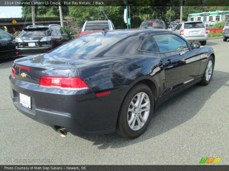 Blue Ray Metallic / Black 2014 Chevrolet Camaro LS Coupe