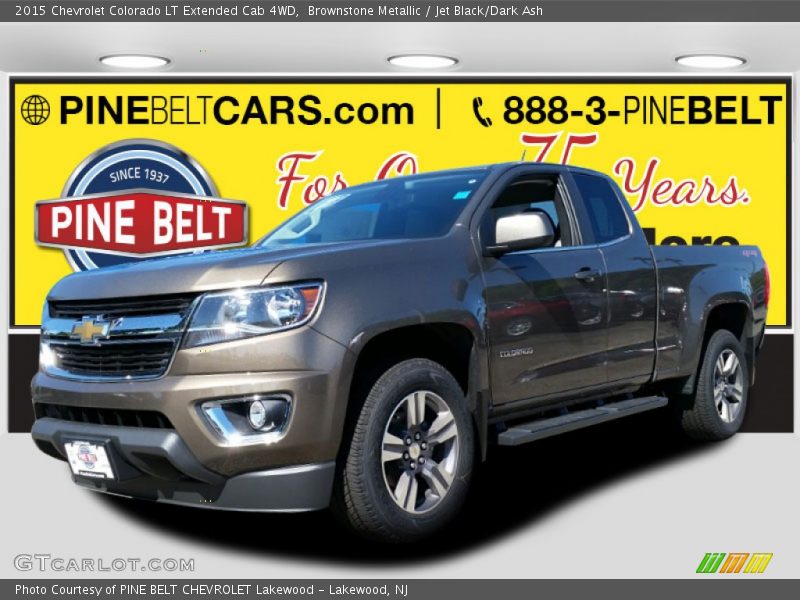 Brownstone Metallic / Jet Black/Dark Ash 2015 Chevrolet Colorado LT Extended Cab 4WD