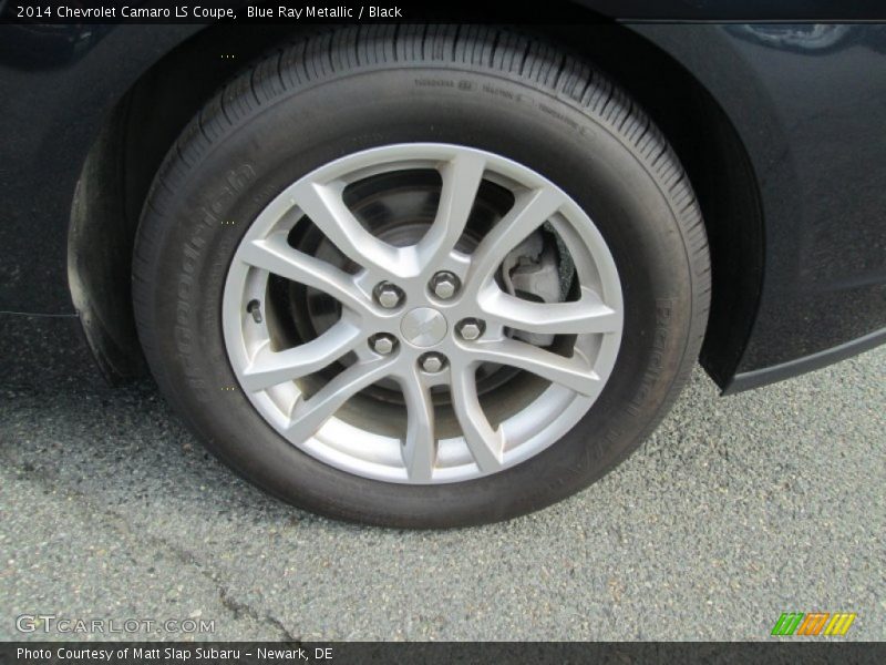 Blue Ray Metallic / Black 2014 Chevrolet Camaro LS Coupe