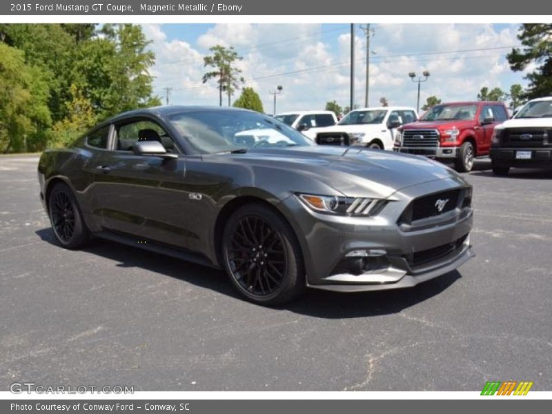 Magnetic Metallic / Ebony 2015 Ford Mustang GT Coupe