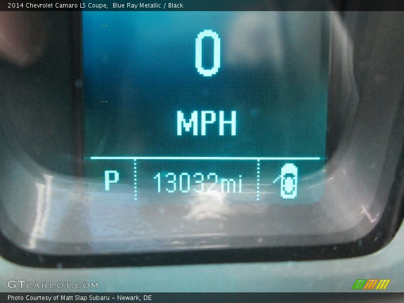 Blue Ray Metallic / Black 2014 Chevrolet Camaro LS Coupe