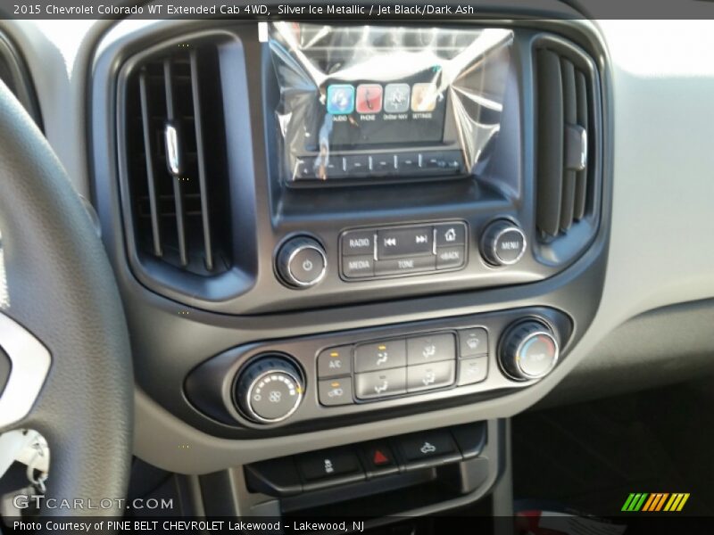 Silver Ice Metallic / Jet Black/Dark Ash 2015 Chevrolet Colorado WT Extended Cab 4WD