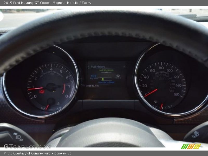 Magnetic Metallic / Ebony 2015 Ford Mustang GT Coupe