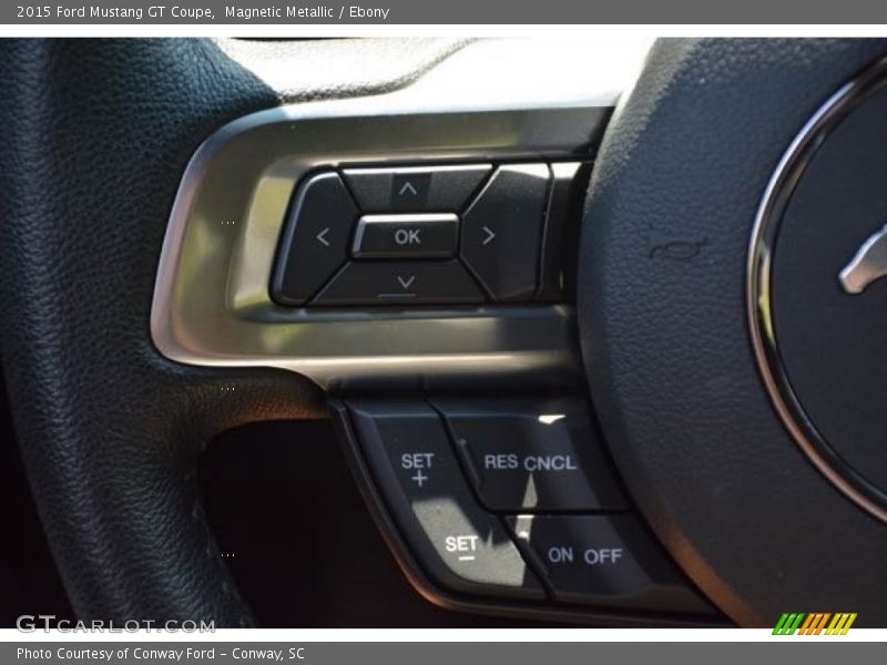 Magnetic Metallic / Ebony 2015 Ford Mustang GT Coupe