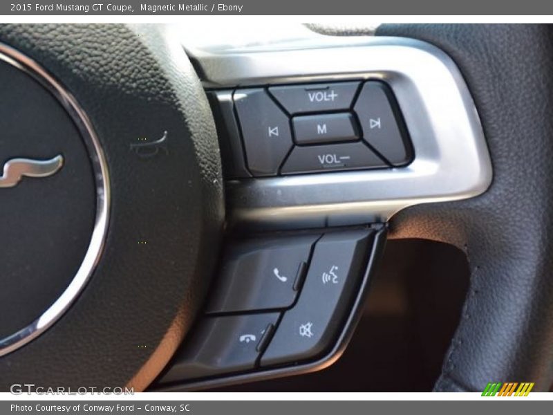 Magnetic Metallic / Ebony 2015 Ford Mustang GT Coupe