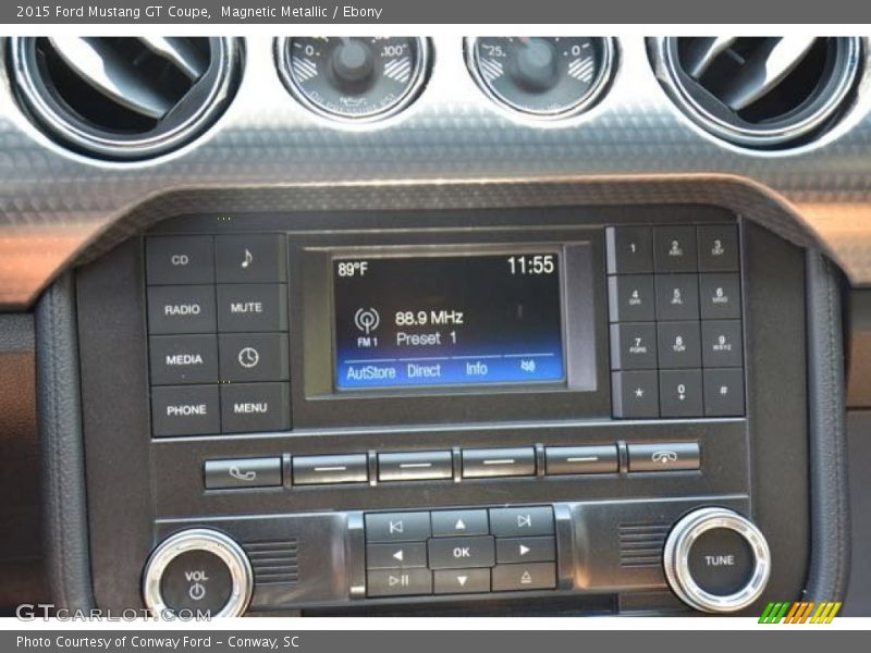 Magnetic Metallic / Ebony 2015 Ford Mustang GT Coupe