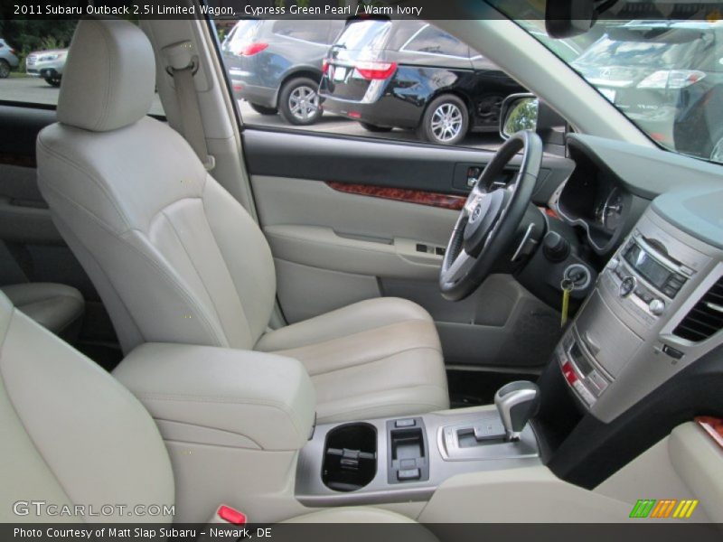 Cypress Green Pearl / Warm Ivory 2011 Subaru Outback 2.5i Limited Wagon