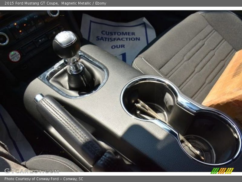 Magnetic Metallic / Ebony 2015 Ford Mustang GT Coupe