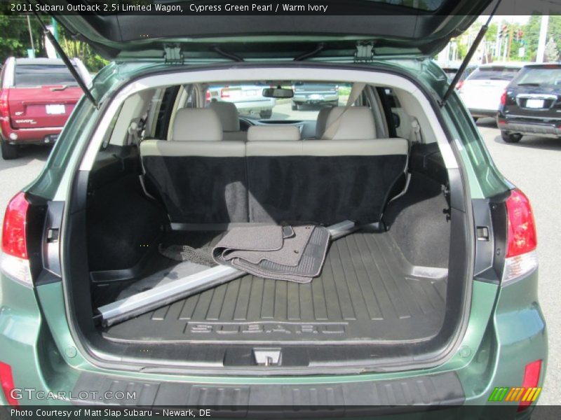 Cypress Green Pearl / Warm Ivory 2011 Subaru Outback 2.5i Limited Wagon