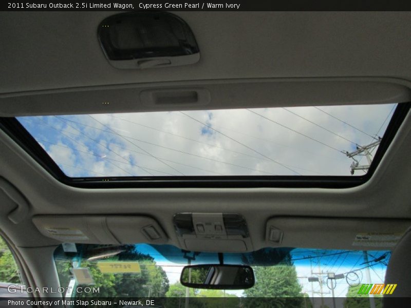 Cypress Green Pearl / Warm Ivory 2011 Subaru Outback 2.5i Limited Wagon