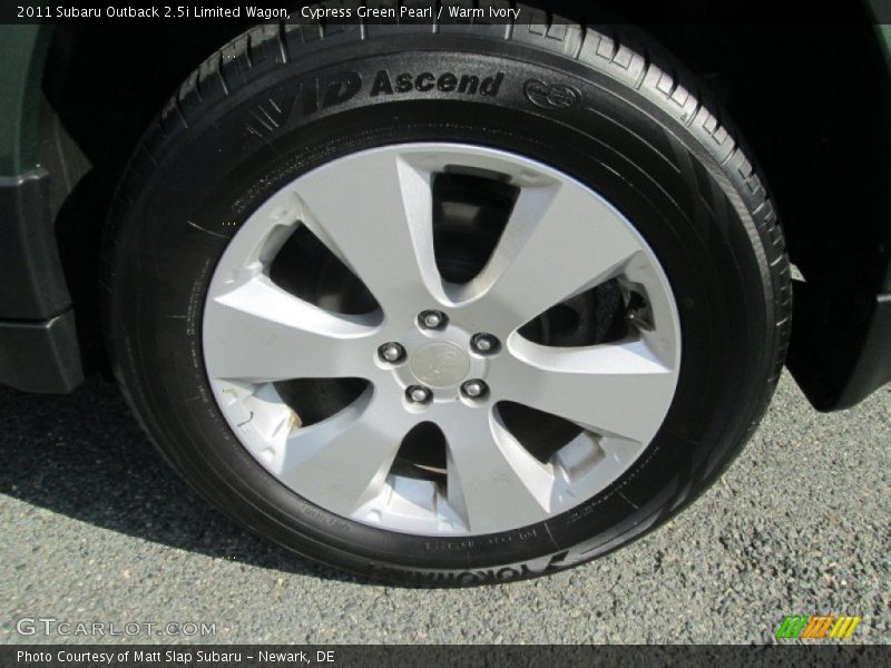 Cypress Green Pearl / Warm Ivory 2011 Subaru Outback 2.5i Limited Wagon