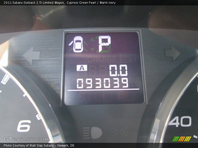 Cypress Green Pearl / Warm Ivory 2011 Subaru Outback 2.5i Limited Wagon