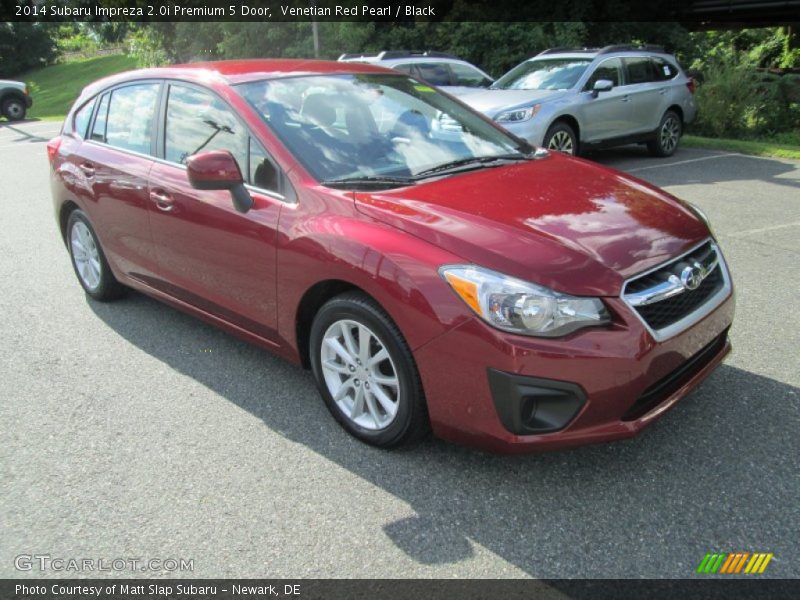 Front 3/4 View of 2014 Impreza 2.0i Premium 5 Door