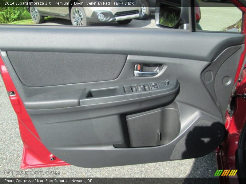 Venetian Red Pearl / Black 2014 Subaru Impreza 2.0i Premium 5 Door