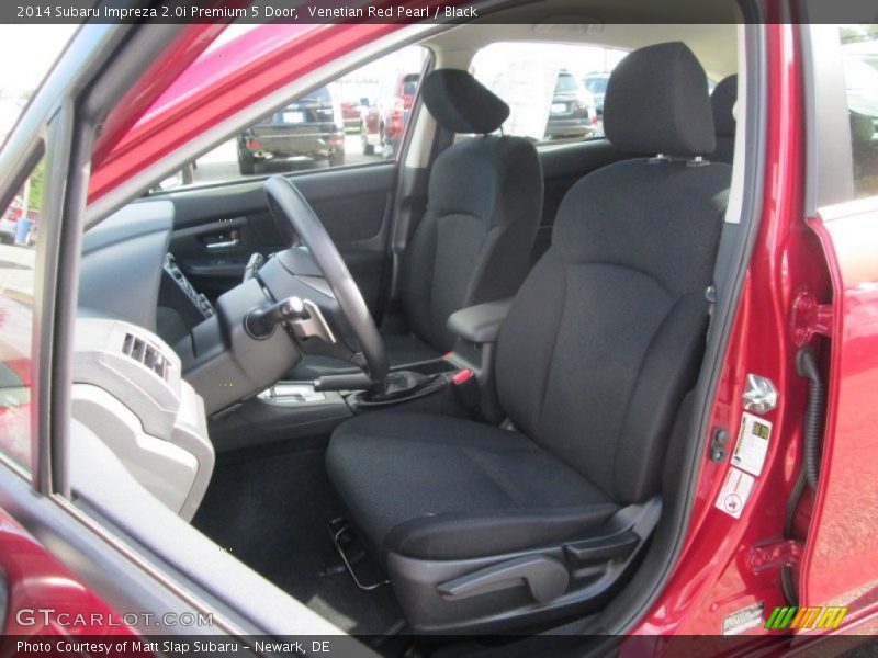 Venetian Red Pearl / Black 2014 Subaru Impreza 2.0i Premium 5 Door