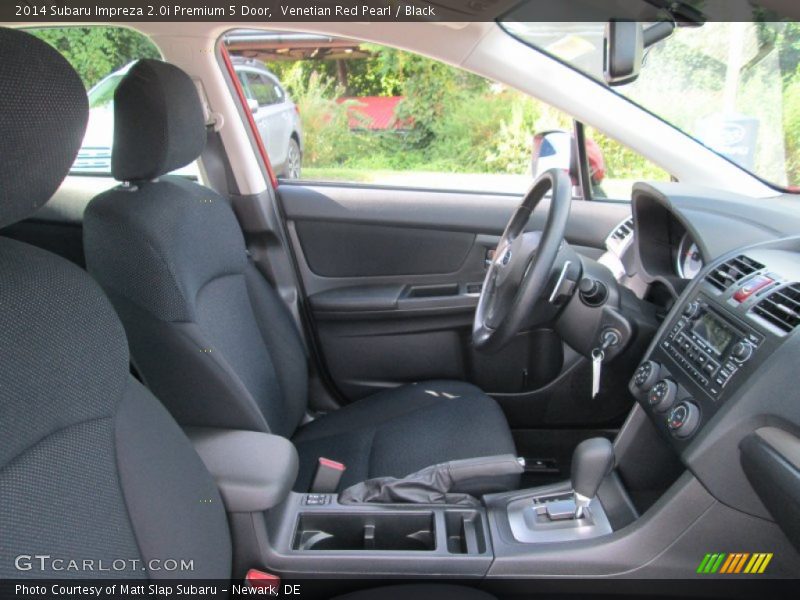 Venetian Red Pearl / Black 2014 Subaru Impreza 2.0i Premium 5 Door