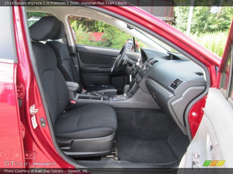 Venetian Red Pearl / Black 2014 Subaru Impreza 2.0i Premium 5 Door
