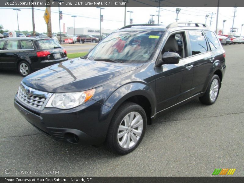 Dark Gray Metallic / Platinum 2012 Subaru Forester 2.5 X Premium