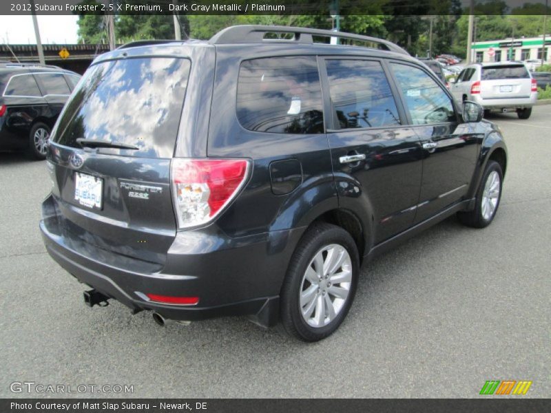 Dark Gray Metallic / Platinum 2012 Subaru Forester 2.5 X Premium