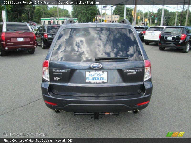 Dark Gray Metallic / Platinum 2012 Subaru Forester 2.5 X Premium