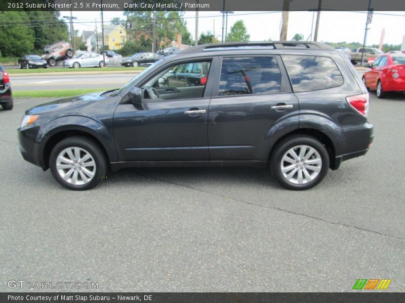 Dark Gray Metallic / Platinum 2012 Subaru Forester 2.5 X Premium