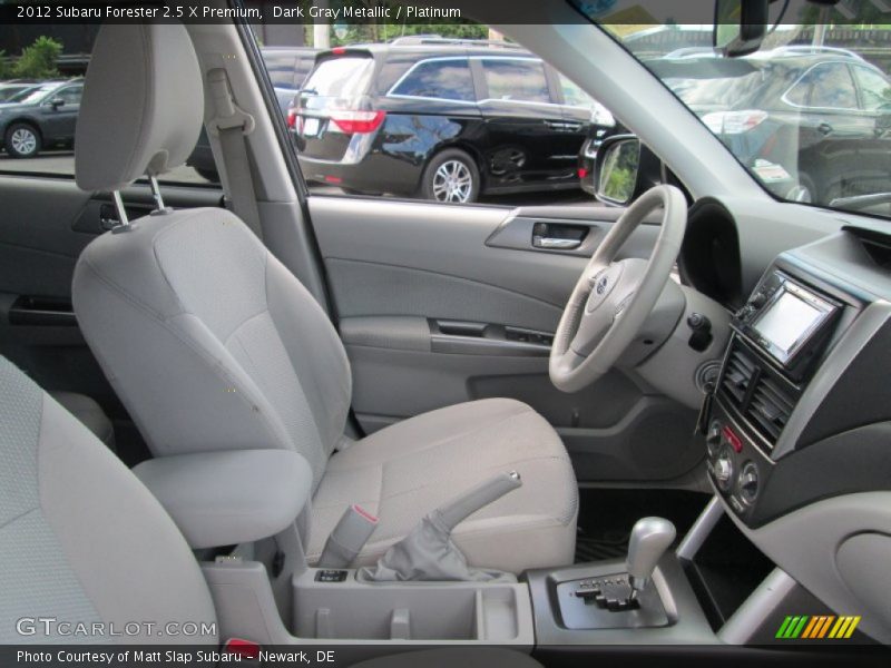 Dark Gray Metallic / Platinum 2012 Subaru Forester 2.5 X Premium