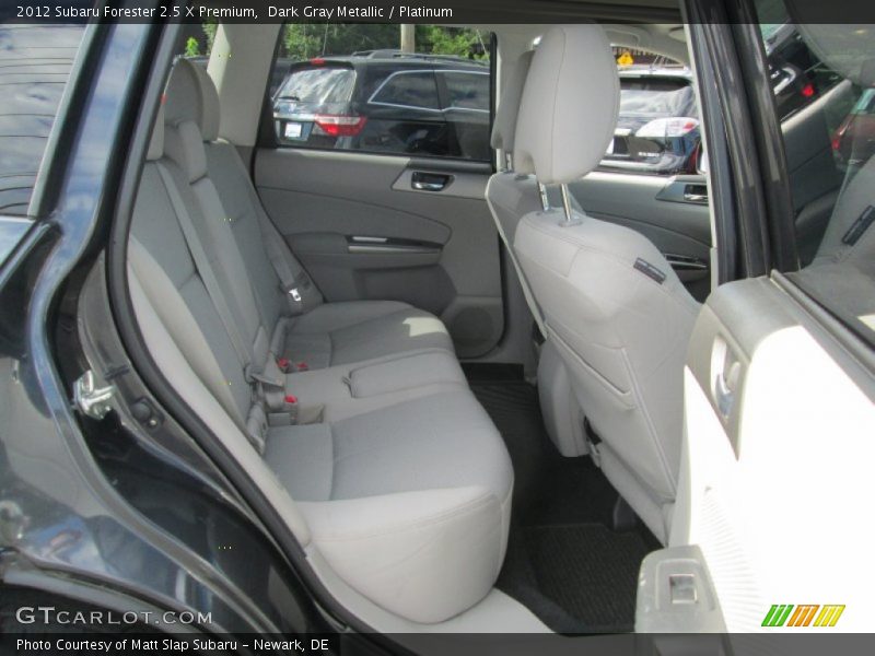 Dark Gray Metallic / Platinum 2012 Subaru Forester 2.5 X Premium
