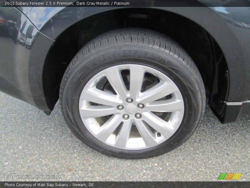 Dark Gray Metallic / Platinum 2012 Subaru Forester 2.5 X Premium
