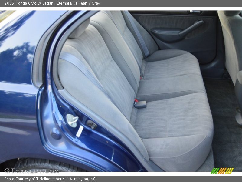 Eternal Blue Pearl / Gray 2005 Honda Civic LX Sedan