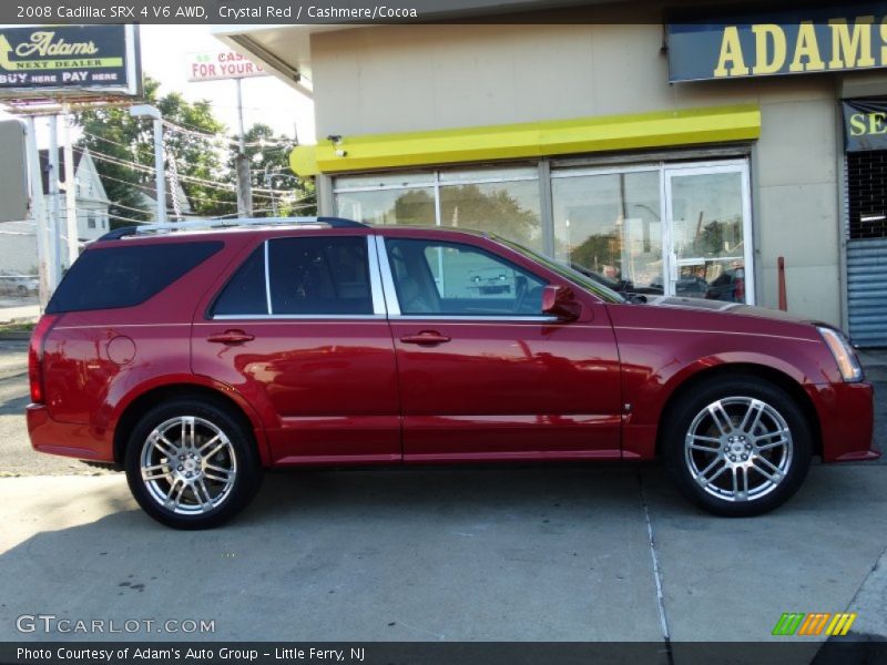 Crystal Red / Cashmere/Cocoa 2008 Cadillac SRX 4 V6 AWD